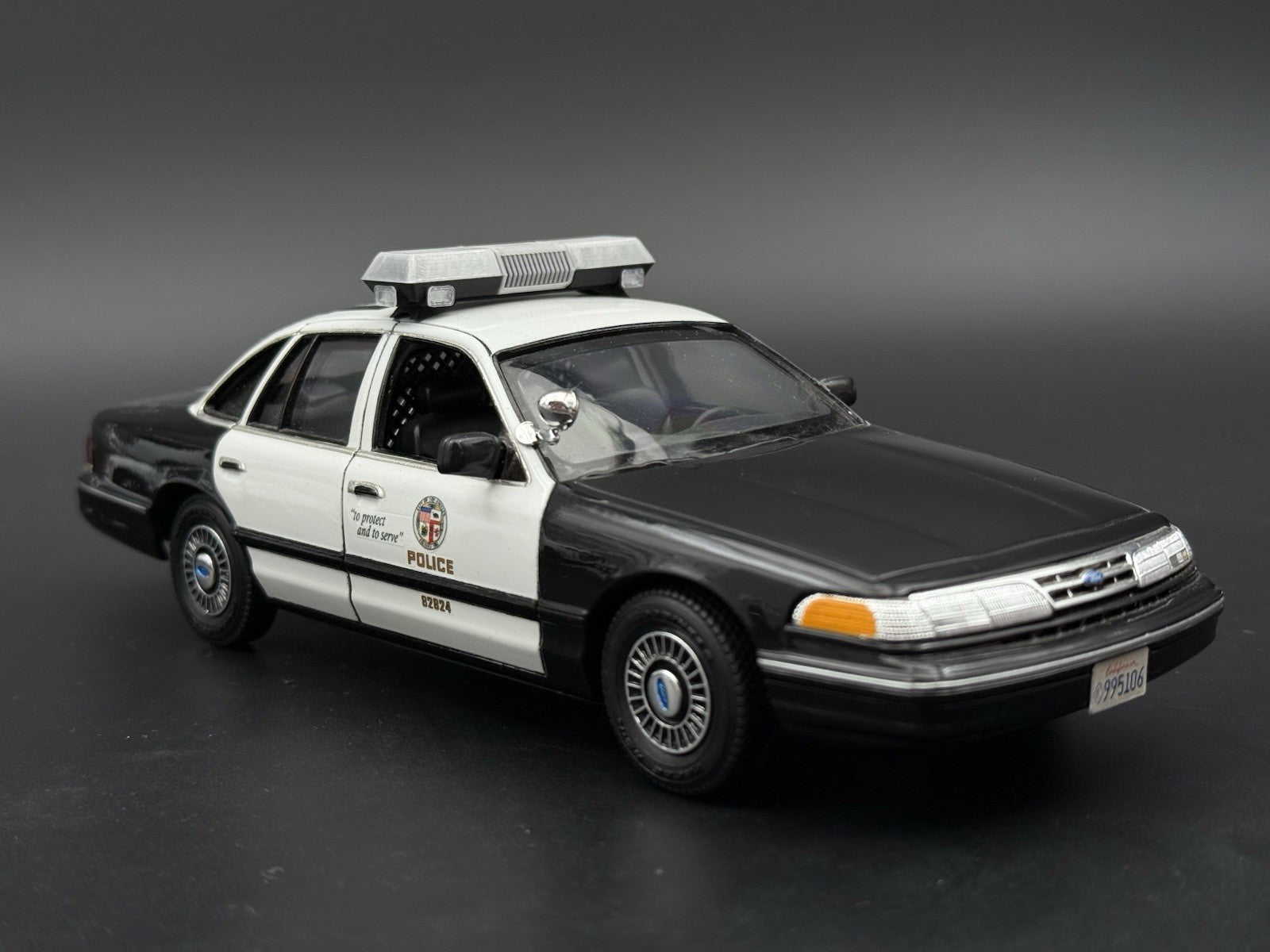 1/24 25 Scale Clear Chrome Streethawk Lightbar Police 24648