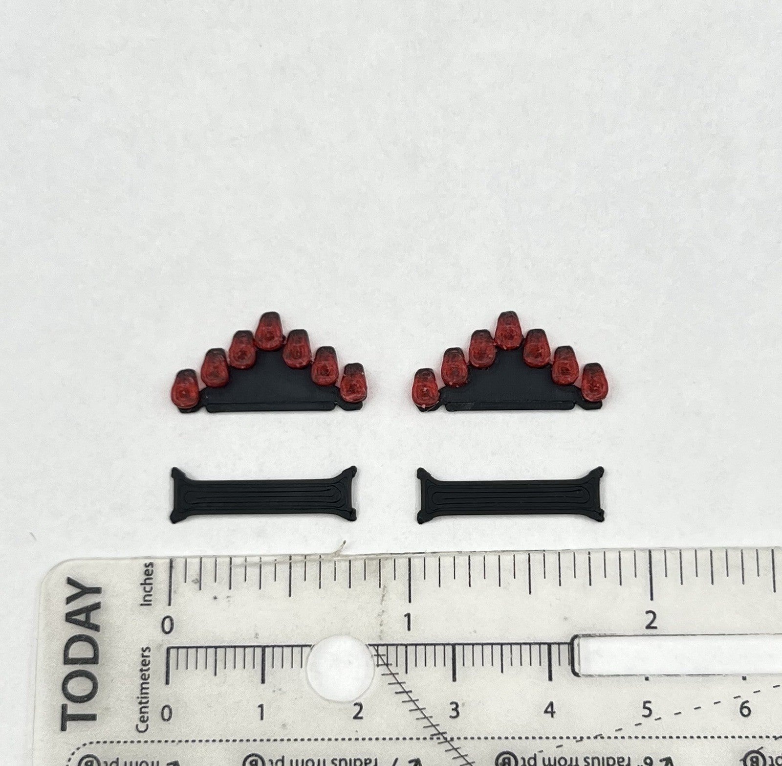 2 Pack 1/64 Red Vector Vision Lightbar Police Sheriff Fire EMS State Patrol1
