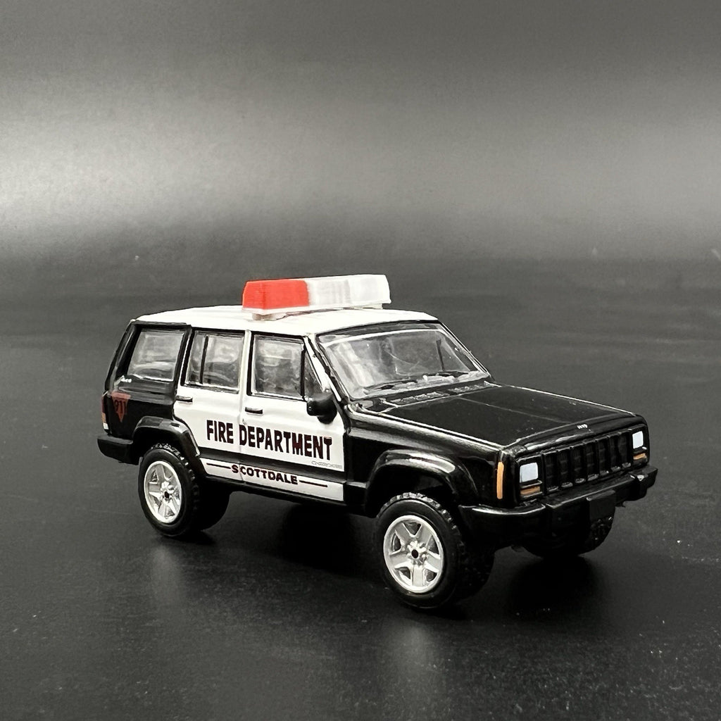 2 Pack 1/64 Red Clear Federal Signal Twinsonic Lightbar Greenlight Police Fire6