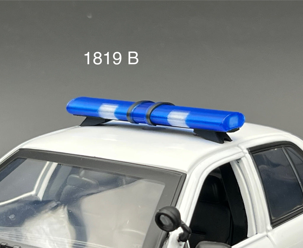 1/18 LED Ready Jetstrobe Jetstream Lightbar Blue Clear State Police Sheriff0