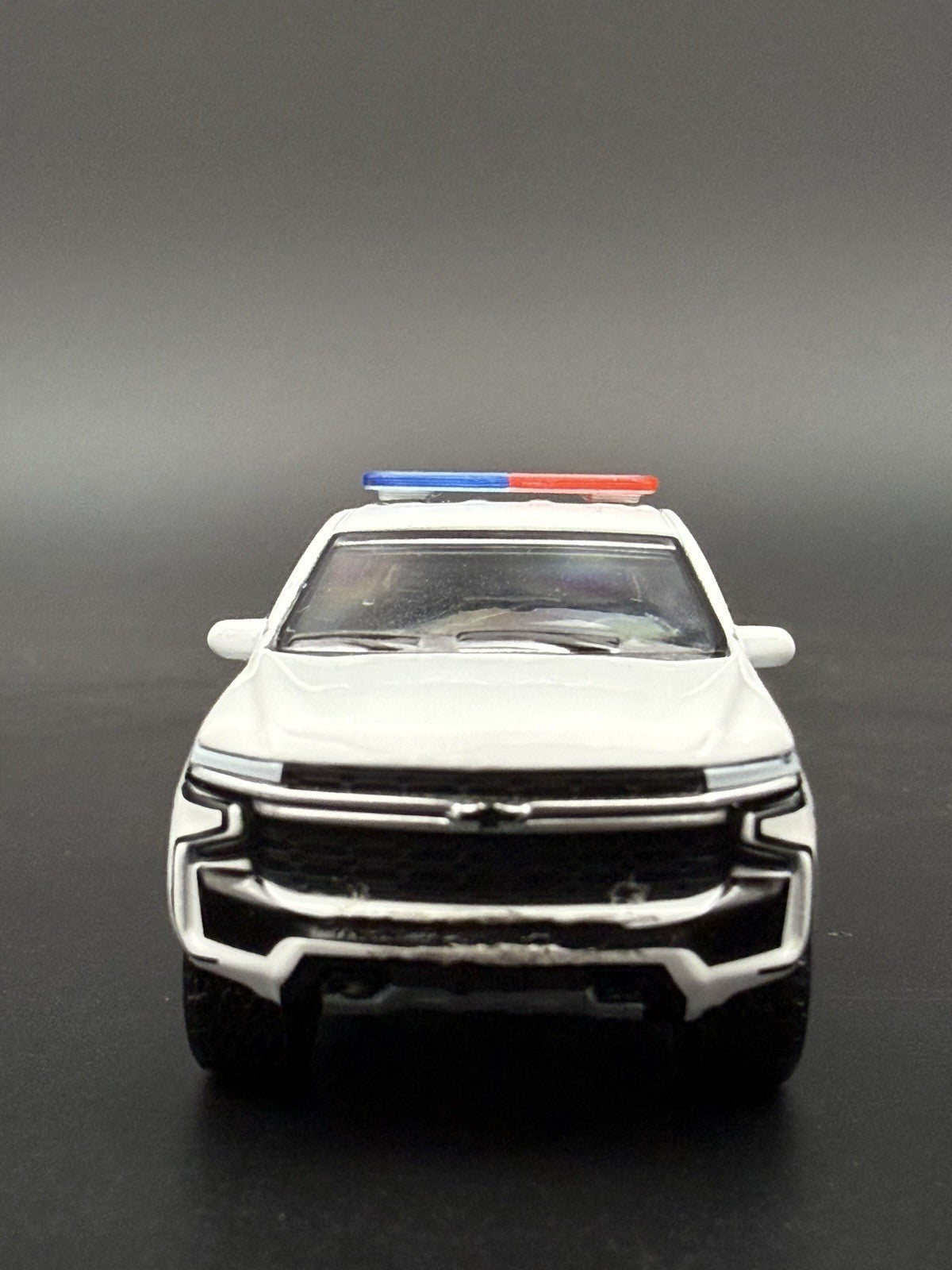 2-Pack 1/64 Scale Model Silver Top Blue Red LED Style Whelen Lightbar 6402BRS23