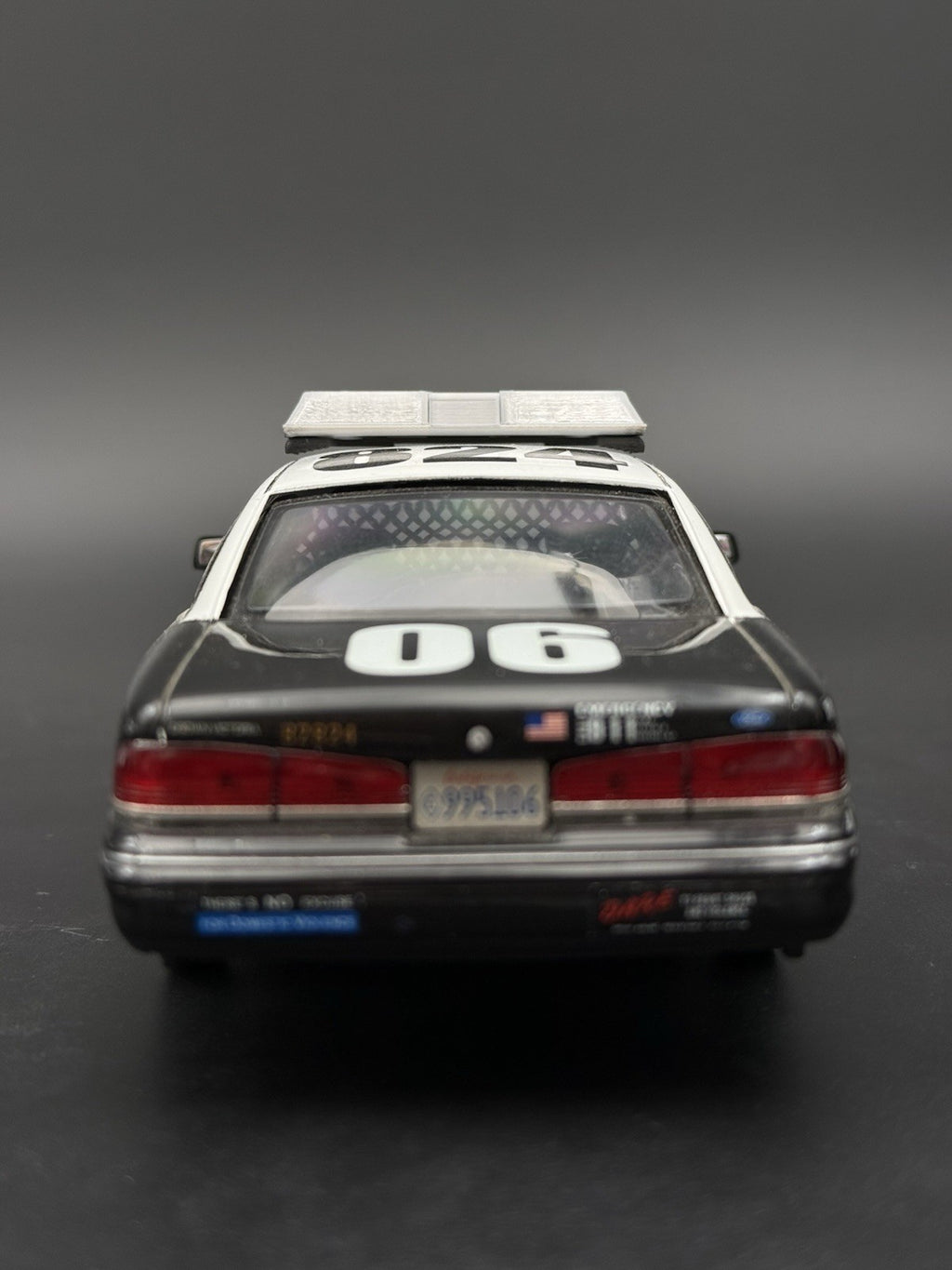 1/24 25 Clear Chrome Code 3 LP6000 Lightbar Police Fire 2411ChromeC11