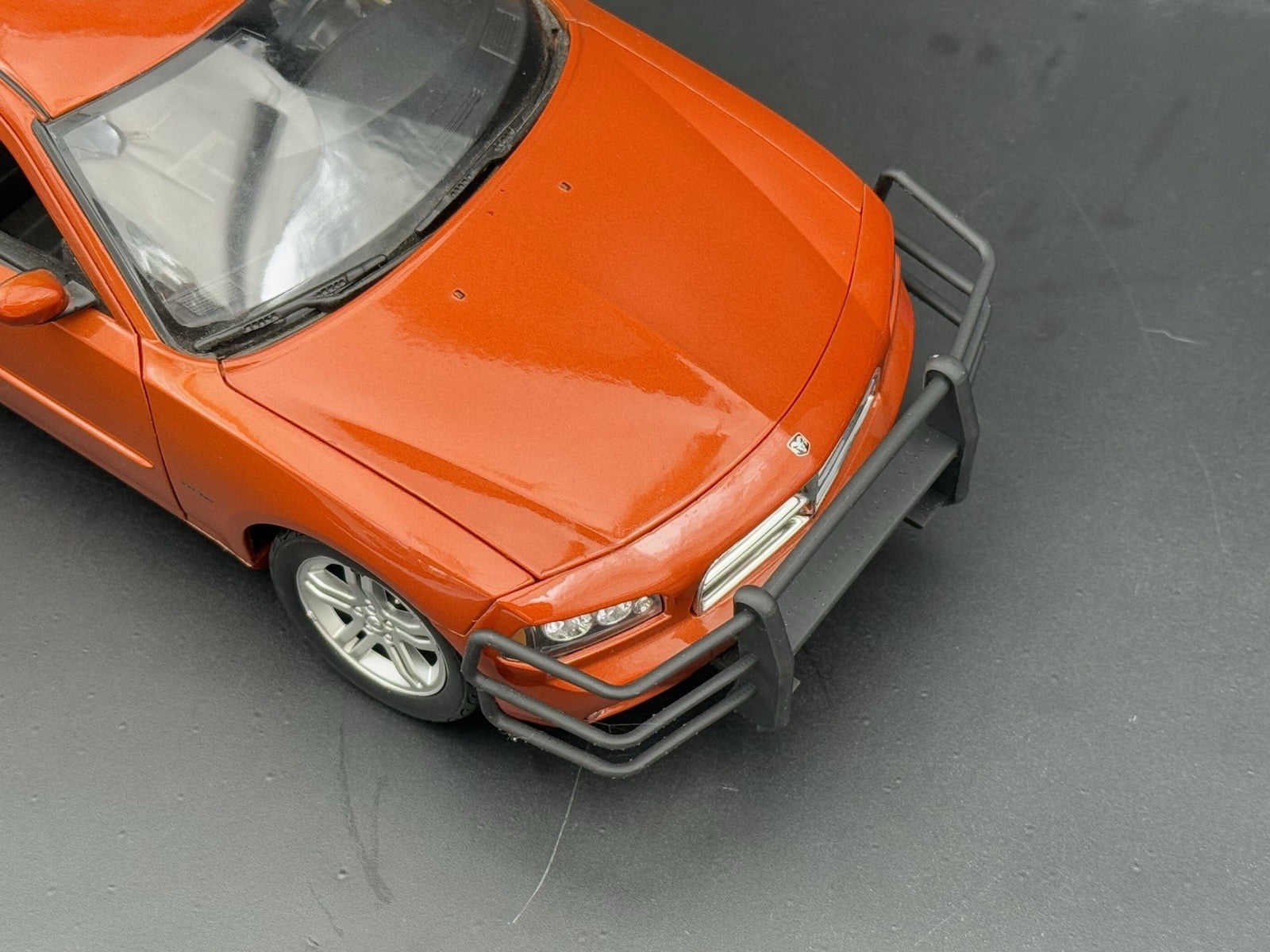 1/18 Go Rhino Wrap Around Push Bumper Pushbar Welly Dodge Charger Police 18515