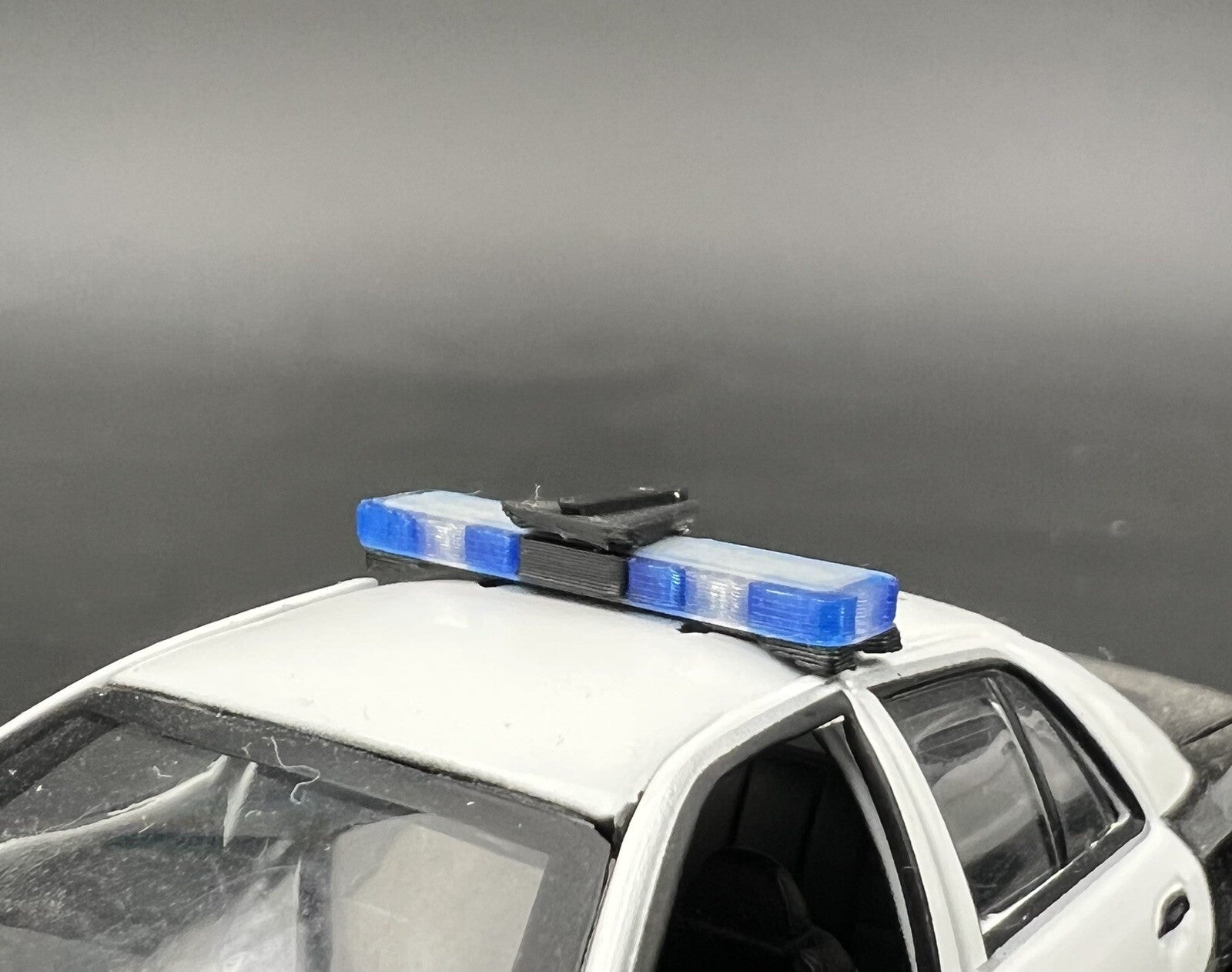 2 Pack 1/43 Whelen Edge Lightbar Blue w/ Speaker Highway Patrol State Police2