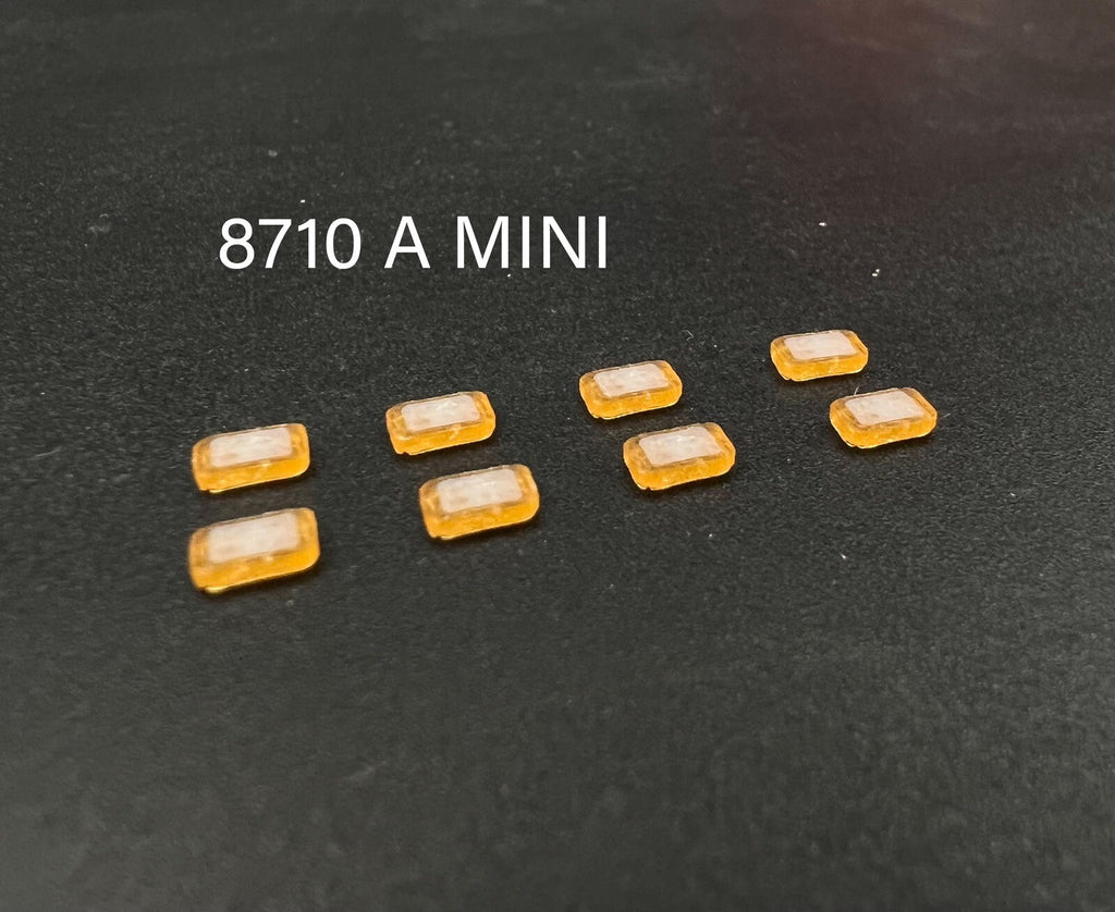 8 Pack 1/87 HO Scale Whelen Edge Mini Amber Lightbar Tow Truck Work Contruction0