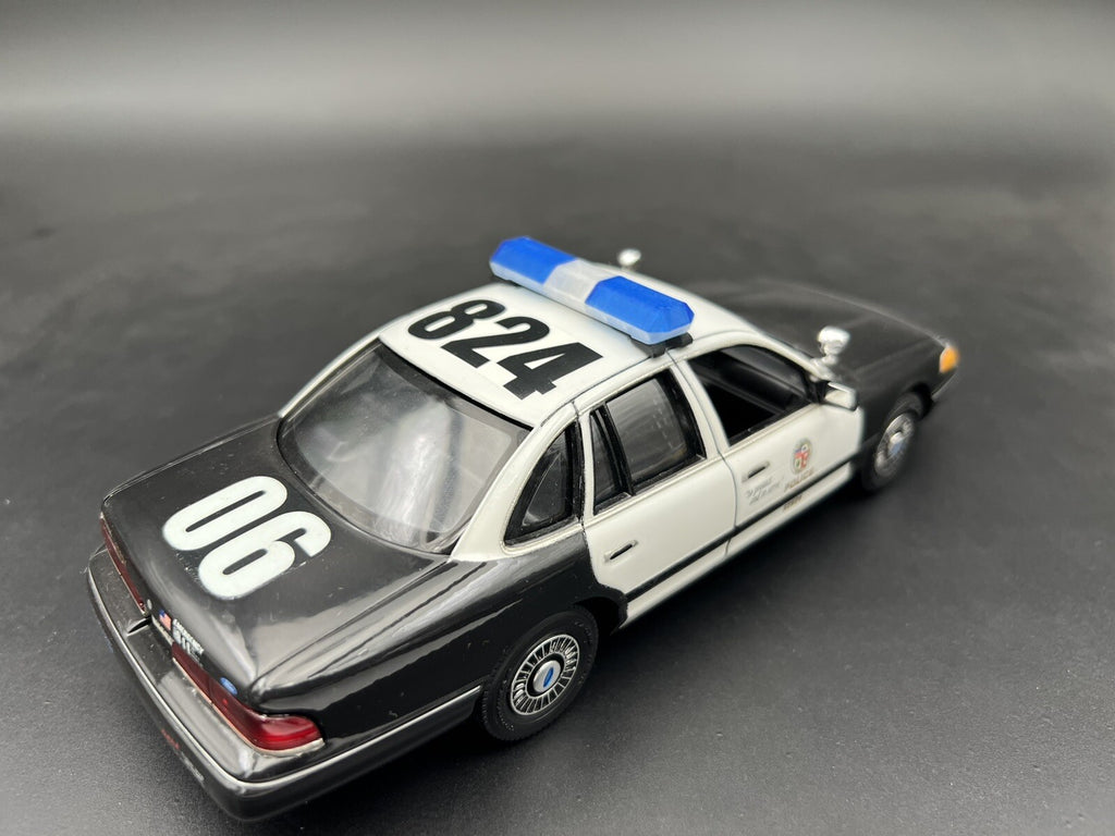 1/24 25 Scale Clear Blue Code 3 MX7000 Lightbar W Internal Lens Police Sheriff7