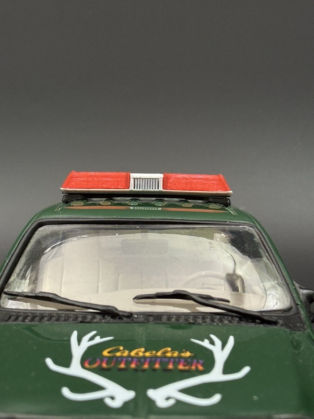 1/32 Red Chrome Code 3 LP6000 Lightbar Police Fire 3207ChromeR10
