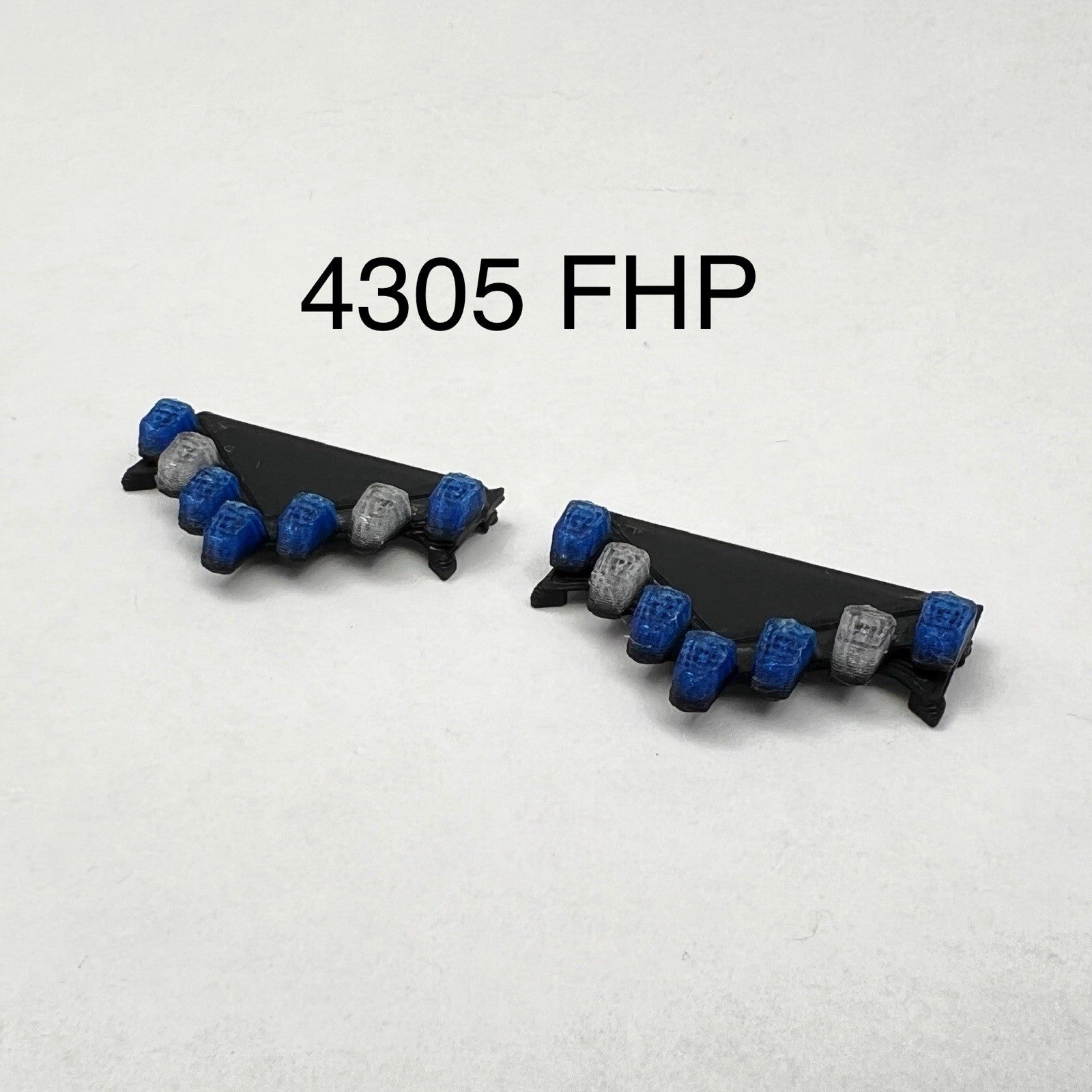 2 Pack 1/43 Blue Vector Vision Lightbar FHP Florida Highway Patrol Police0
