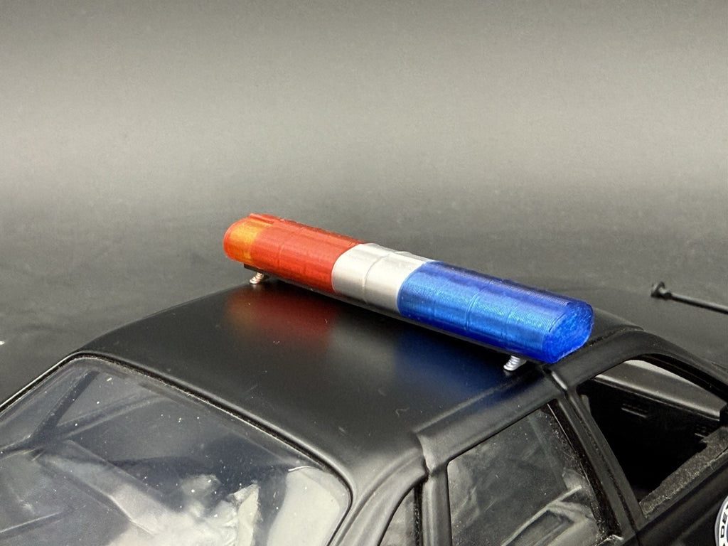 1/24 25 AeroDynic Lightbar 240 Robert Los Angeles Sheriff Blue Red Police CHP1