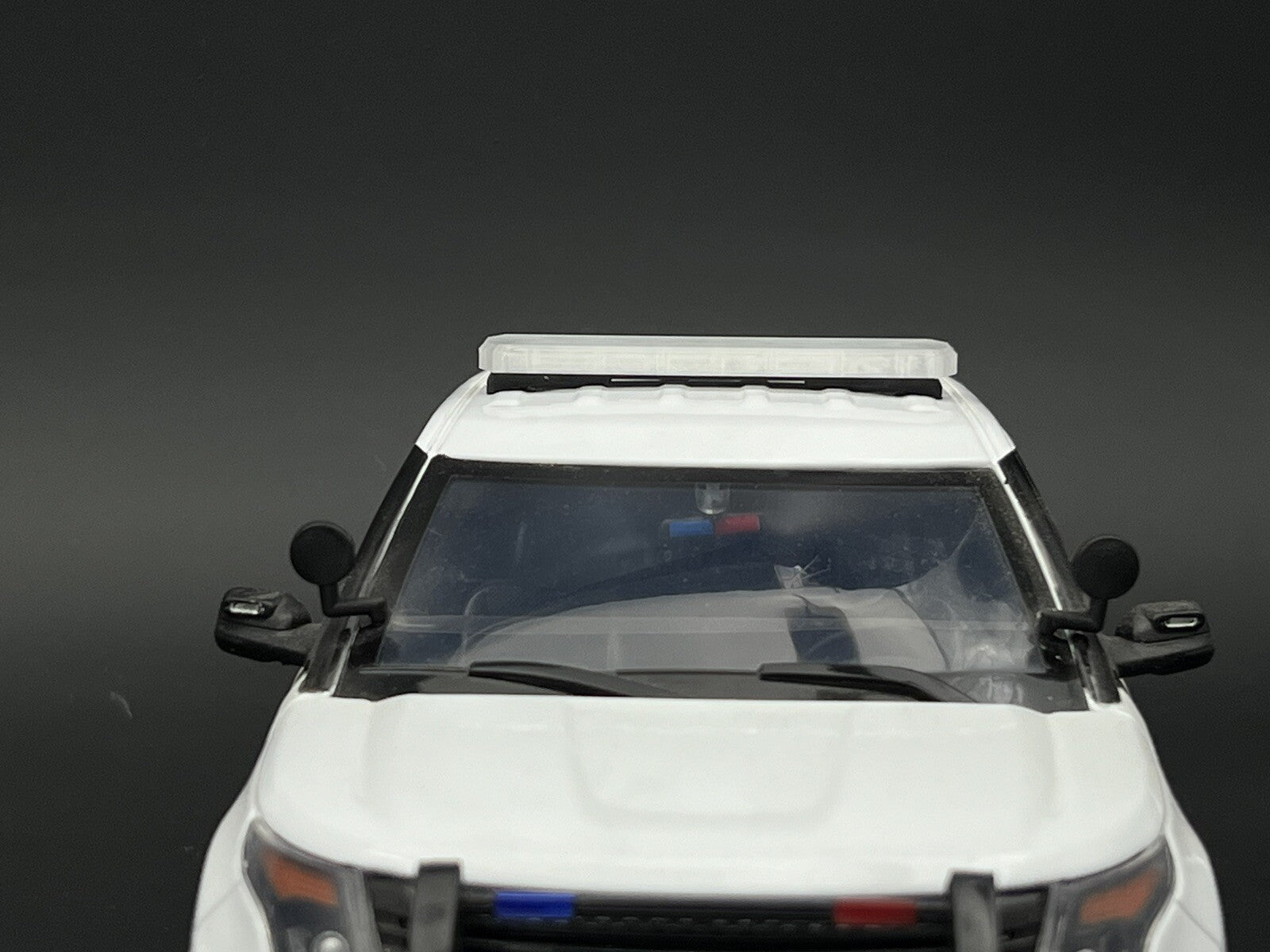 1/10 Scale Model PCB Compatible Code 3 2700 Clear Lightbar Police 10PCBC1