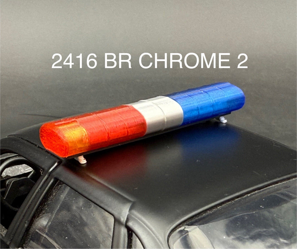 1/24 25 AeroDynic Lightbar 240 Robert Los Angeles Sheriff Blue Red Police CHP0