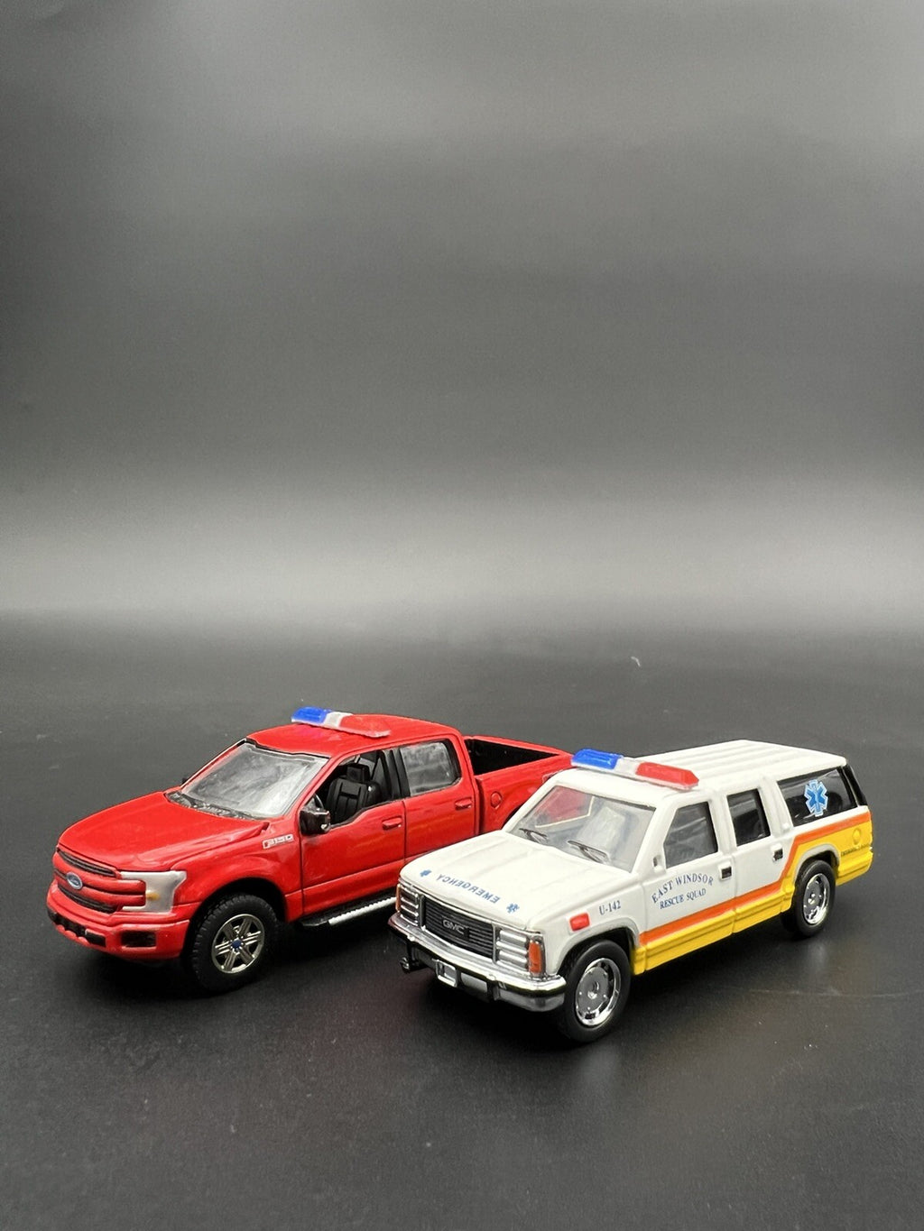 2 Pack 1/64 Code 3 LP6000 Blue Red Lightbar Greenlight Police Sheriff Patrol5