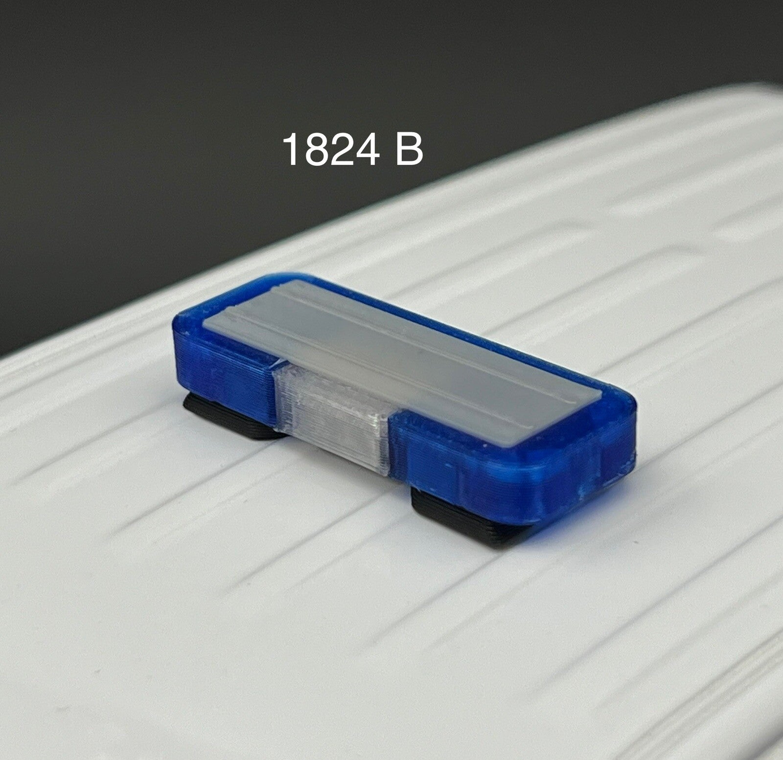 1/18 Mini Whelen Edge Lightbar Blue Gray Top Cover Honolulu Police Sheriff Fire0