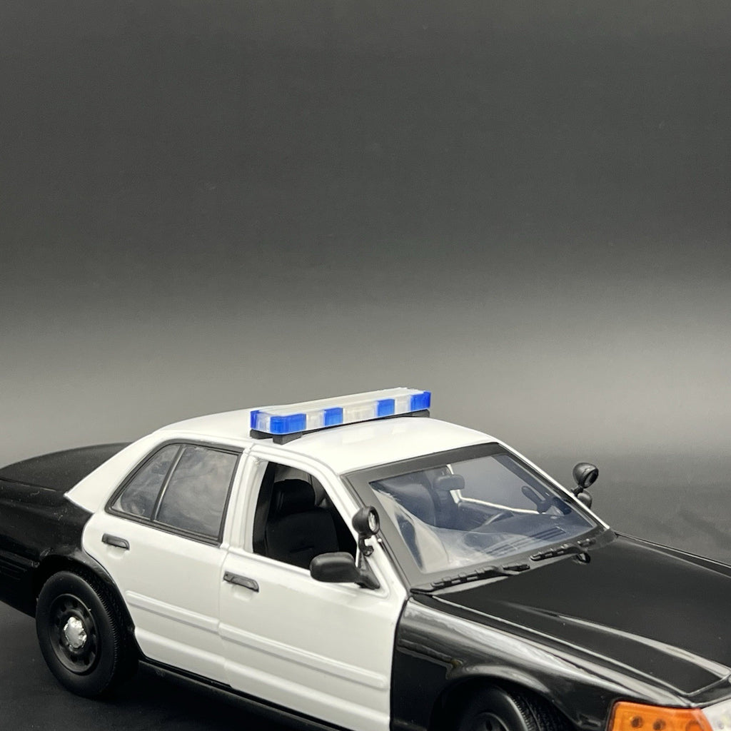 1/18 LED Ready Whelen Edge Maui Hawaii Honolulu Police Lightbar Blue Clear8