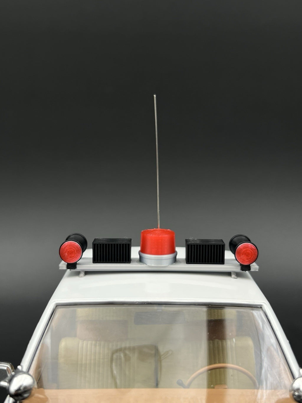 1/18 Dominion Lightbar Red Clear Ontario Provincial Police OPP Style Canada10
