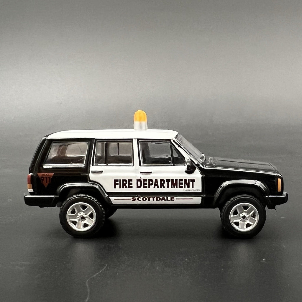 4 Pack 1/64 Vintage Amber Yellow Beacon Ray Lightbar Fire Ambulance Tow Work7