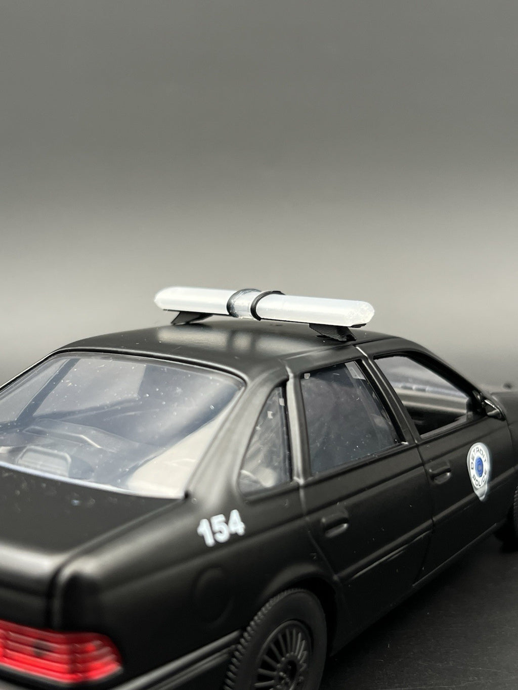1/24 25 LED Compatible Jetstrobe Jetstream Lightbar Clear Police Sheriff Fire9