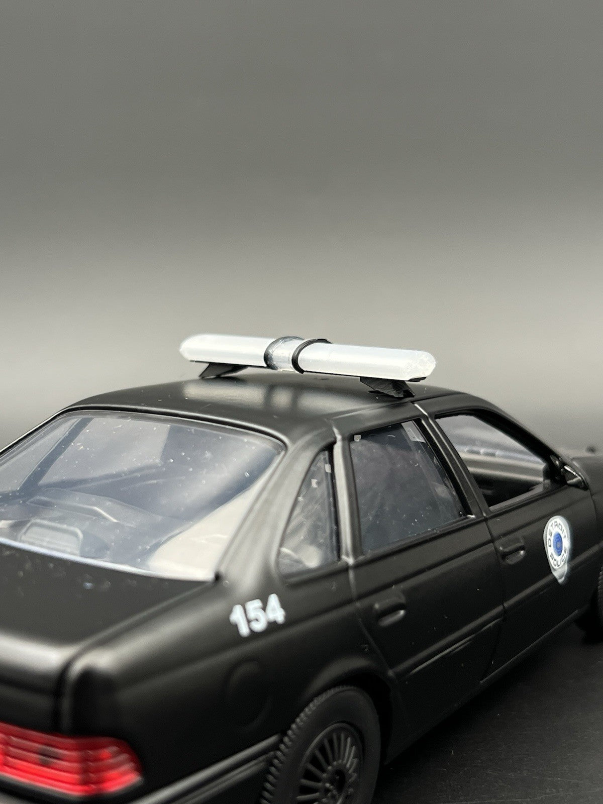 1/24 25 LED Compatible Jetstrobe Jetstream Lightbar Clear Police Sheriff Fire9