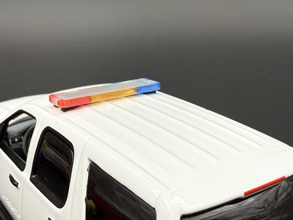 2 PACK 1/43 O Scale Model Whelen Liberty Blue Red Police Lightbar 4301 BR12