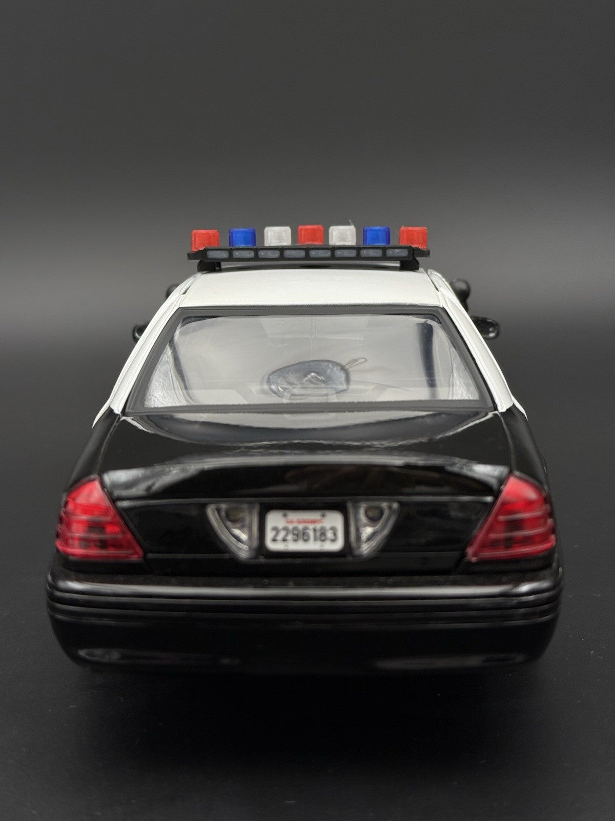 1/18 Scale Model LED Ready CHP PSP Federal Vector Lightbar Police Car 1837 BR311