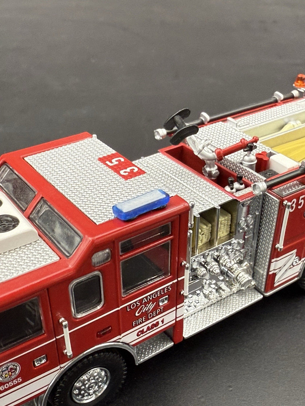 2 Pack 1/64 Mini Whelen Edge Blue Lightbar Police Fire Truck Sheriff EMS2