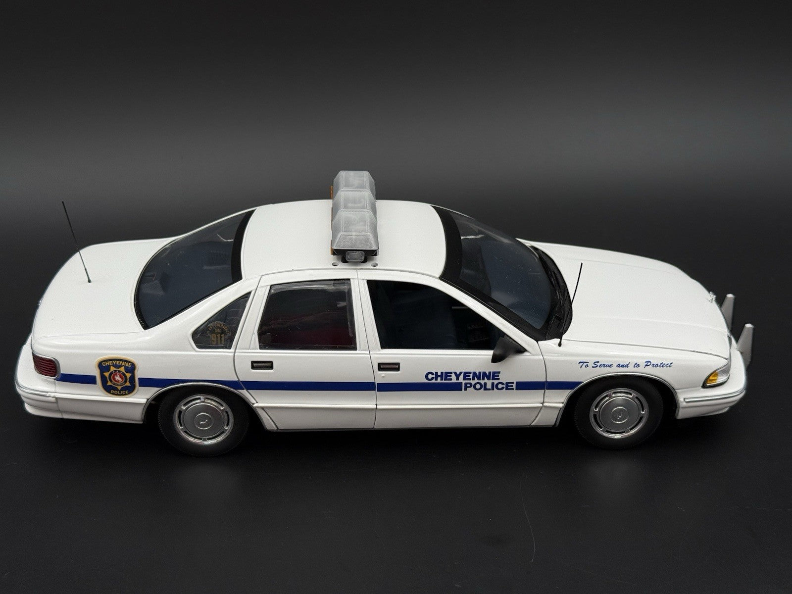 1/18 Scale Model Clear Streethawk Lightbar Police 1859ClearC8
