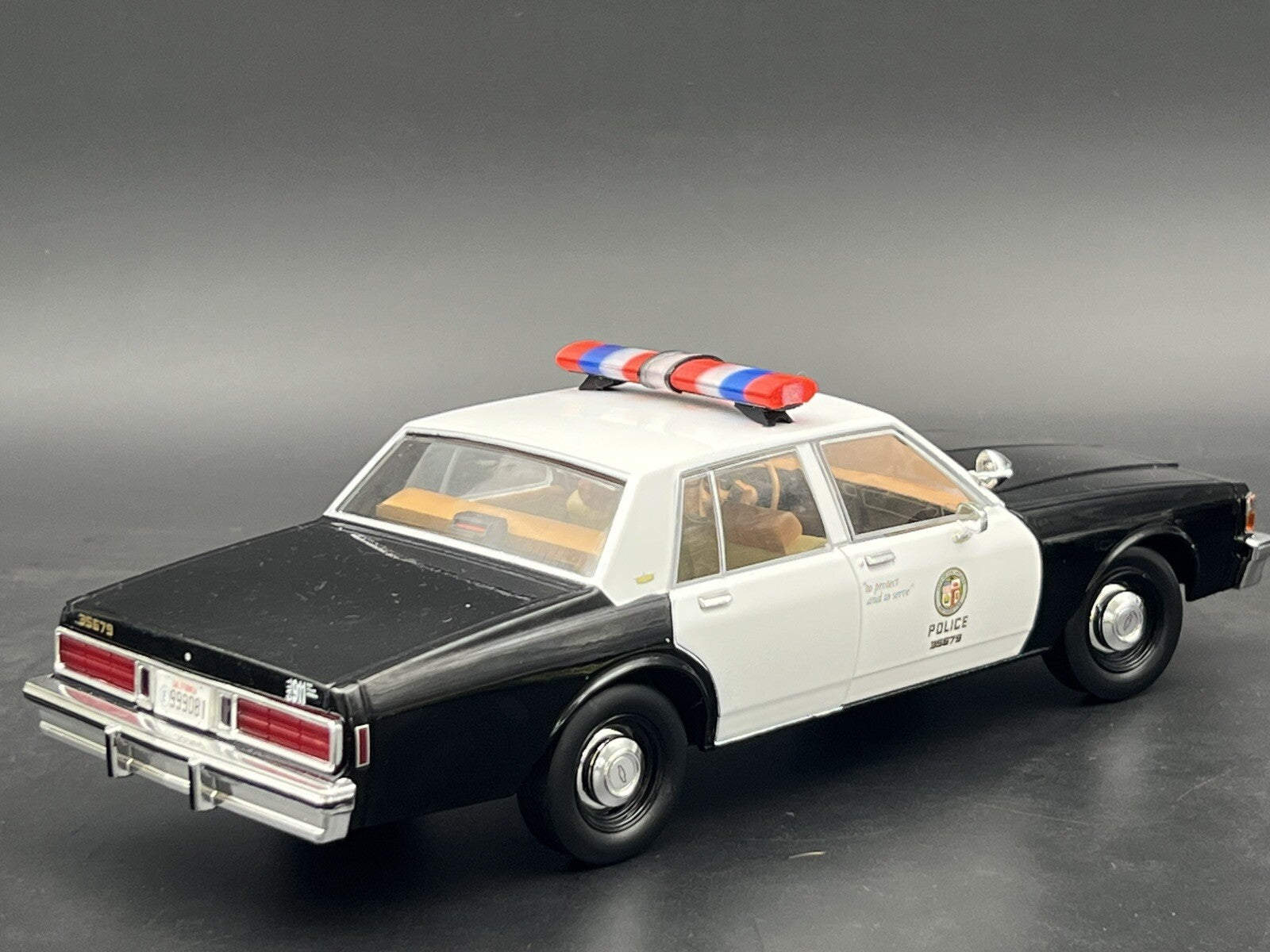 1/24 25 Scale Model Jetstream Lightbar Oklahoma Highway Patrol Blue Red 2419 OHP6