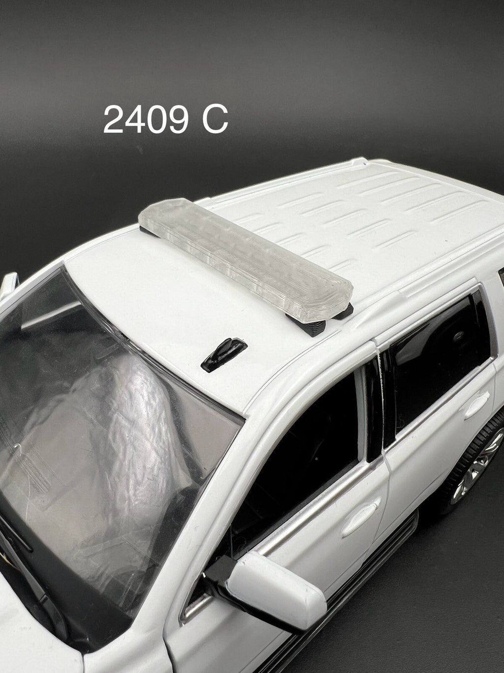 1/24 25 27 Scale Model LED Compatible Code 3 2700 Clear Lightbar Police 2409C0