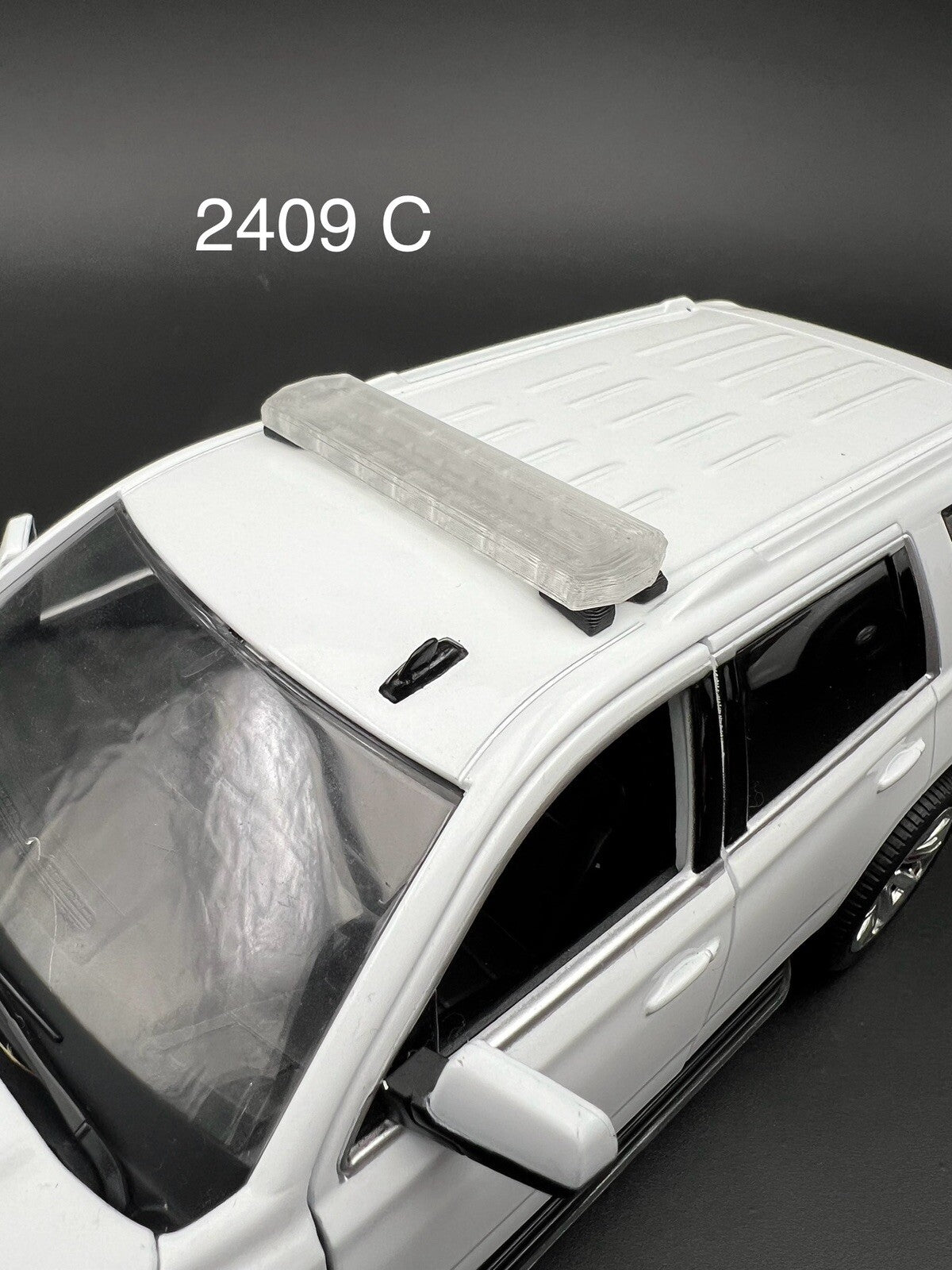 1/24 25 27 Scale Model LED Compatible Code 3 2700 Clear Lightbar Police 2409C0