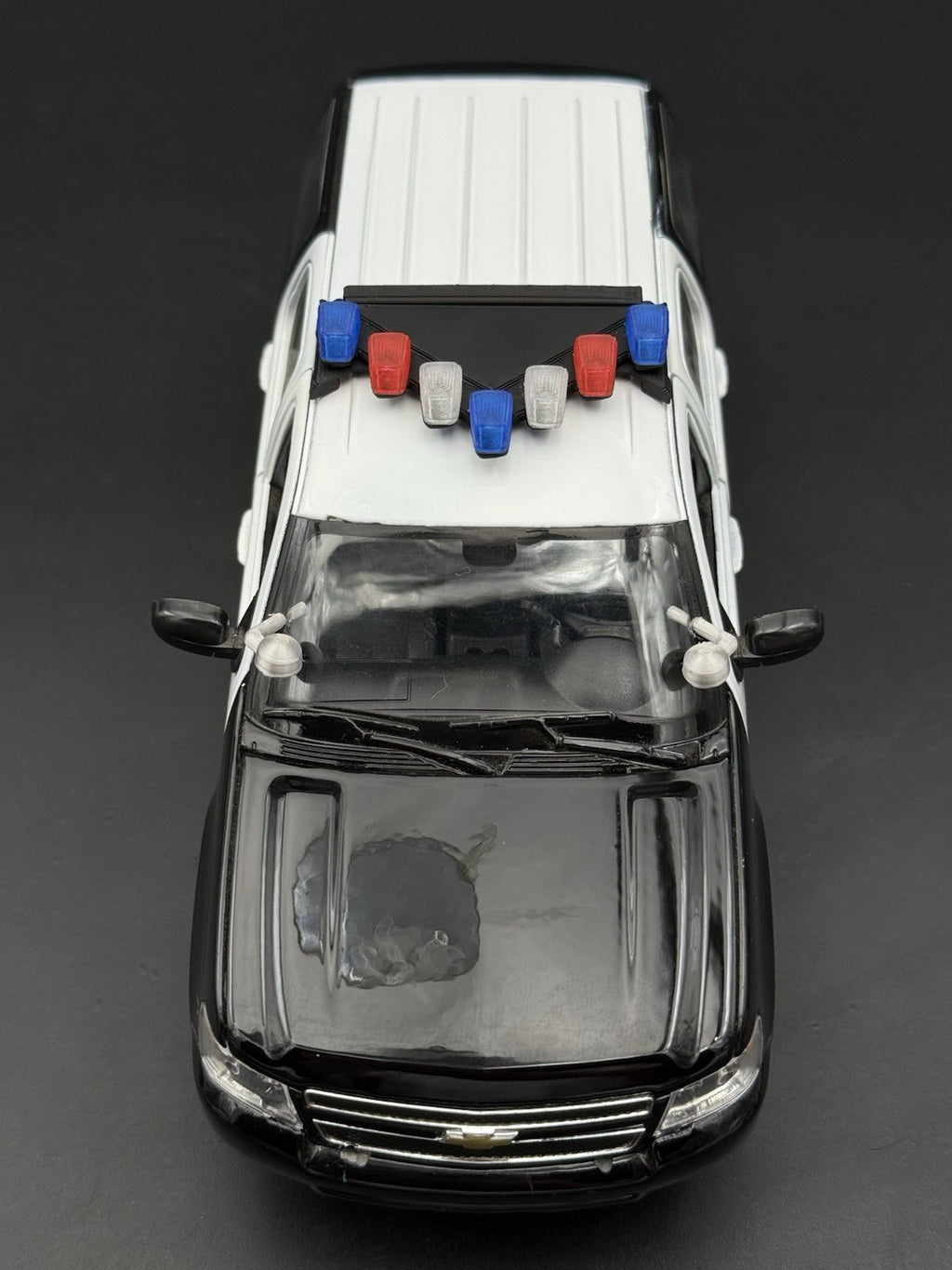 1/24 25 Scale Model LED Ready Blue Red Federal Vector Lightbar Police 2432 BR45
