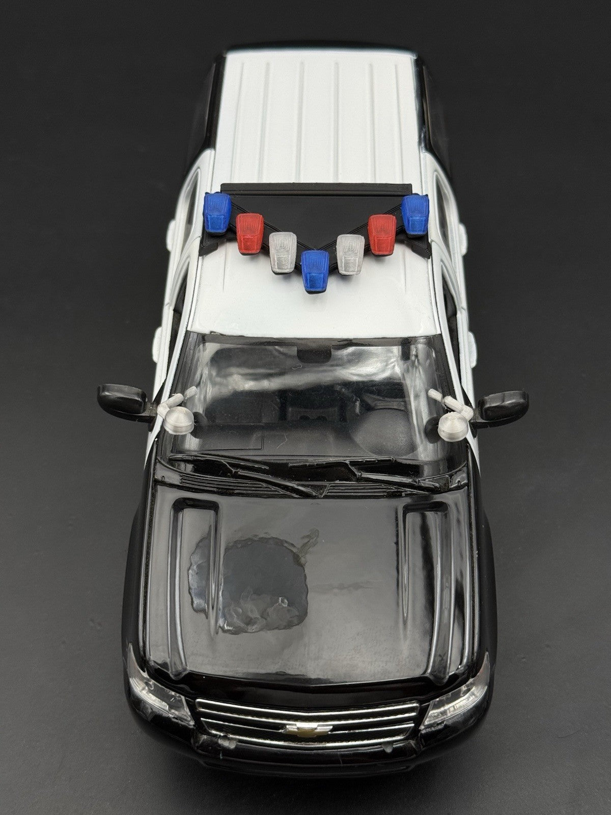 1/24 25 Scale Model LED Ready Blue Red Federal Vector Lightbar Police 2432 BR45