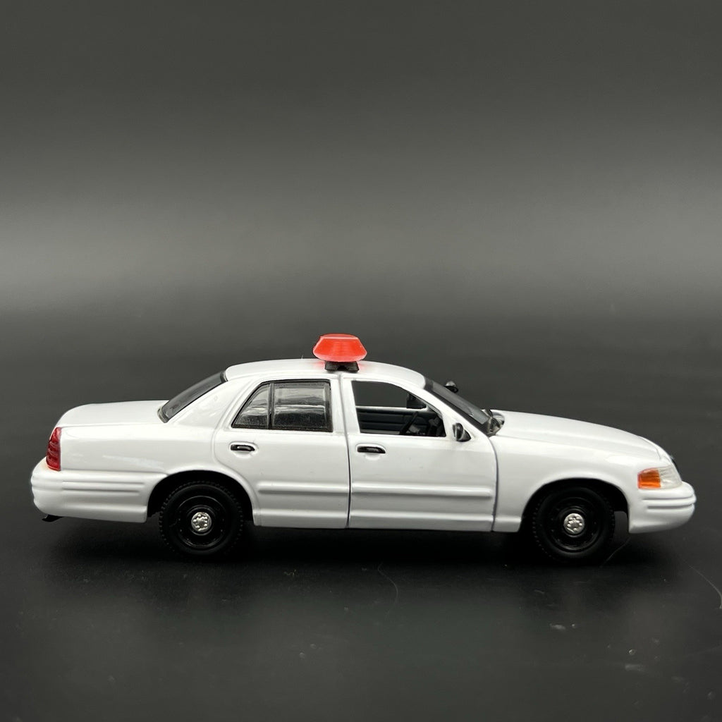 2 Pack 1/43 Red SUV + Sedan Vista Lightbar Greenlight Police Sheriff Fire5
