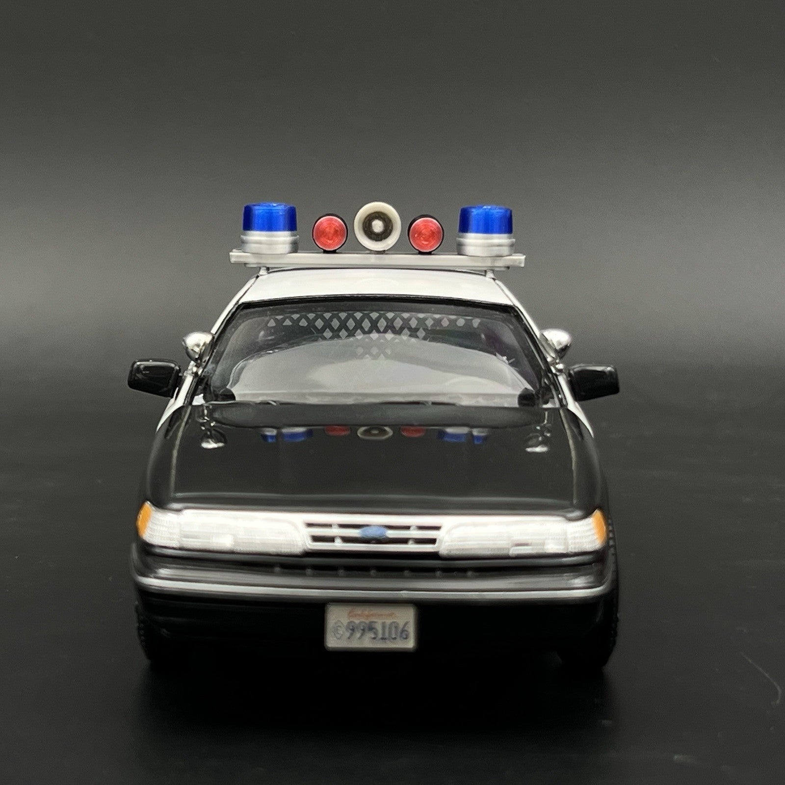 1/24 25 Blue Red Mars Skybolt Beacon Lightbar Siren Speaker Police Sheriff Fire14