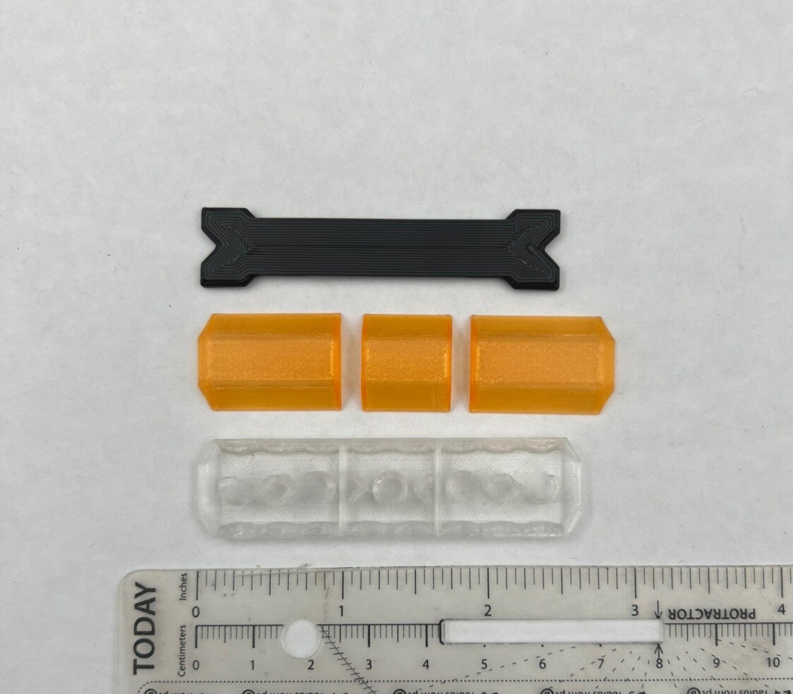 1/18 Scale Amber Code 3 MX7000 Lightbar W/ Internal Lens Security Work Park2