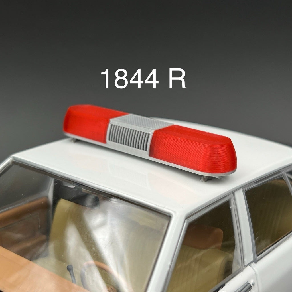 1/18 Red Whelen 80H 90H 8000 Lightbar Police Sheriff Fire Highway Patrol0