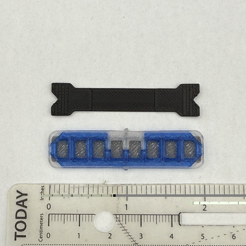1/24 25 Scale Model LED Ready Whelen Liberty II Blue Police Lightbar 2449B12