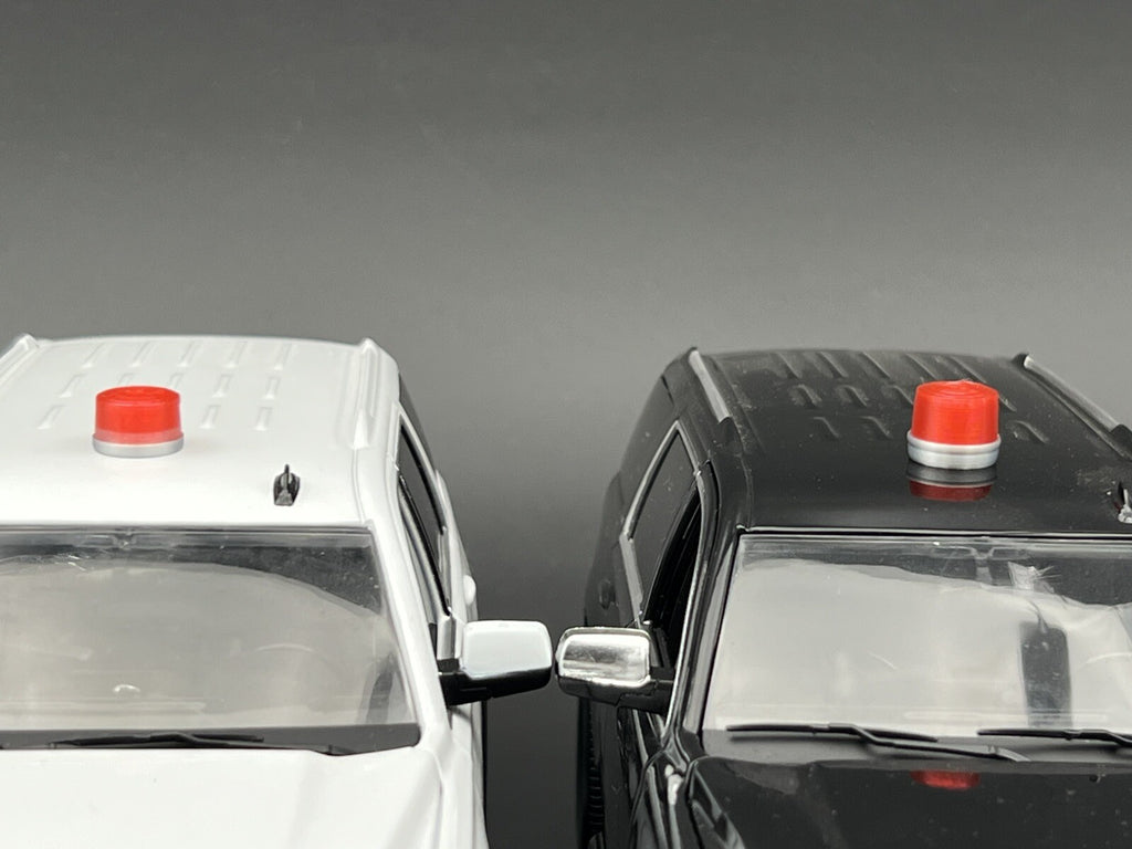 2-Pack 1/24 25 Scale Model Michigan State Police Red Beacon Lightbar3