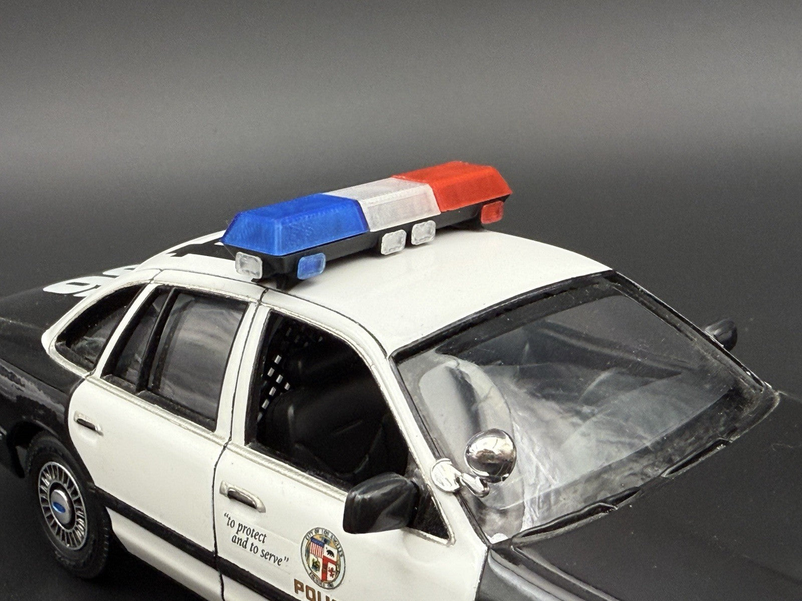 1/24 25 Scale Blue Red Clear Streethawk Lightbar Police 24645