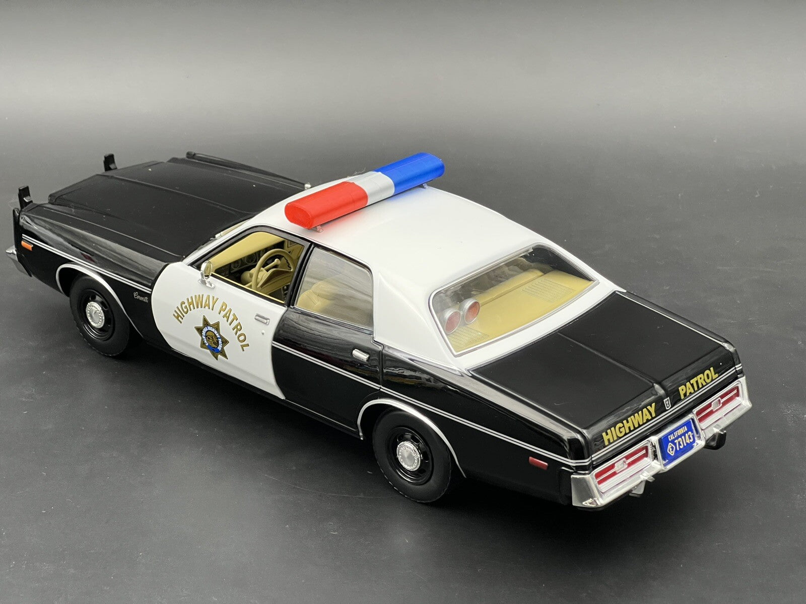 1/18 LED Ready AeroDynic Lightbar Dukes Of Hazzard Sheriff Blue Red Police CHP9