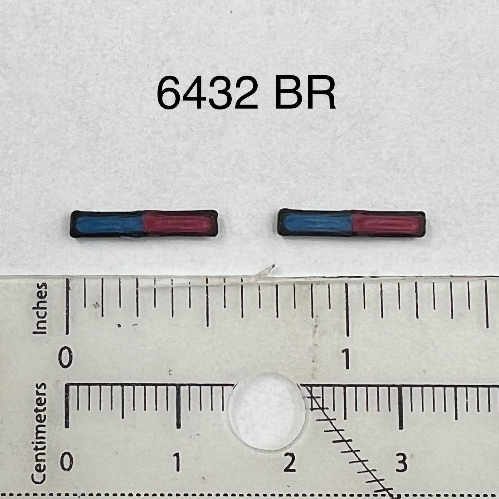 2 Pack 1/64 Blue Red Interior Traffic Arrow Board Deck Lightbar Police Fire EMS0