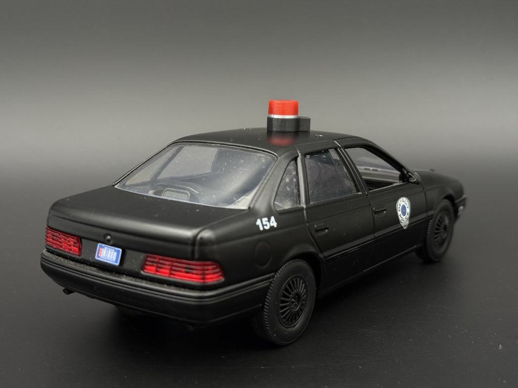 2 Pack 1/24 1/25 Vintage Red Beacon With Siren Speaker Lightbar Police 2462R7