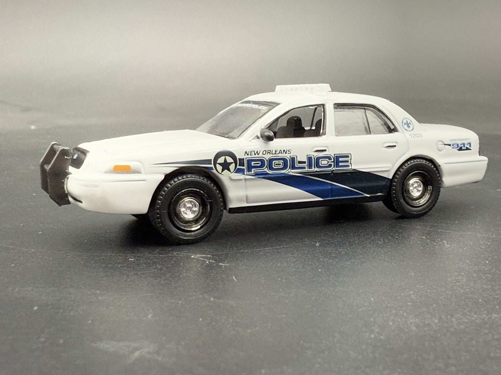 2 PACK 1/64 Go Rhino Push Bumper Pushbar Crown Vic Police Rollin Greenlight 59613