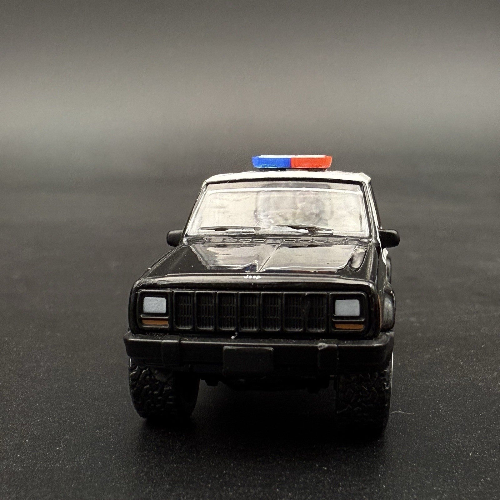 2 Pack 1/64 Mini Whelen Edge Blue Red Lightbar Gray Top Cover Police Fire EMS9