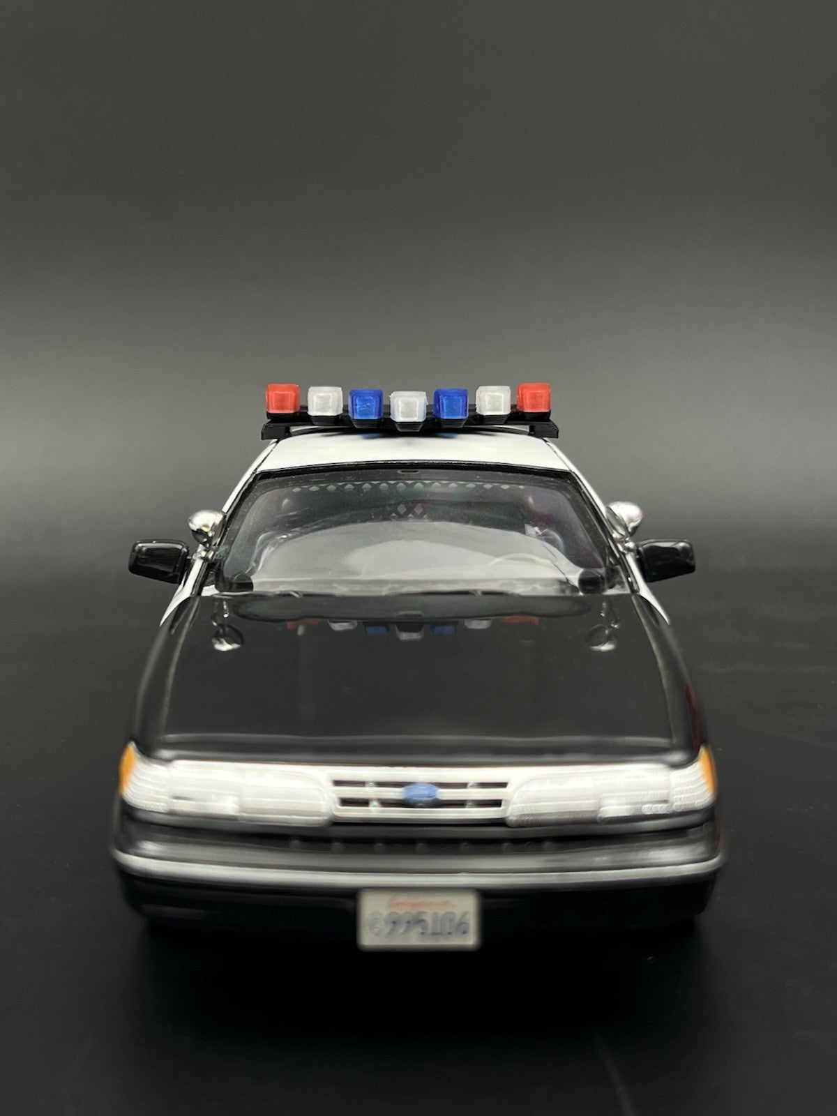 1/24 25 LED Ready Blue Red Federal Signal Vector Vision Lightbar Police LVMPD16