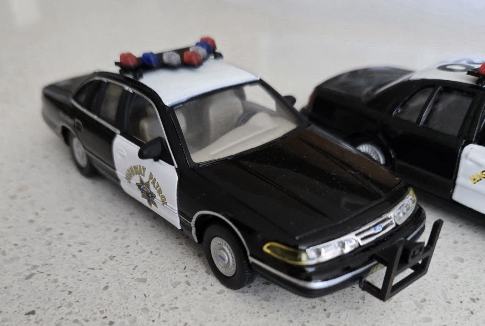 1/43 CHP Style Push Bumper Pushbar Crown Vic California Highway Patrol3