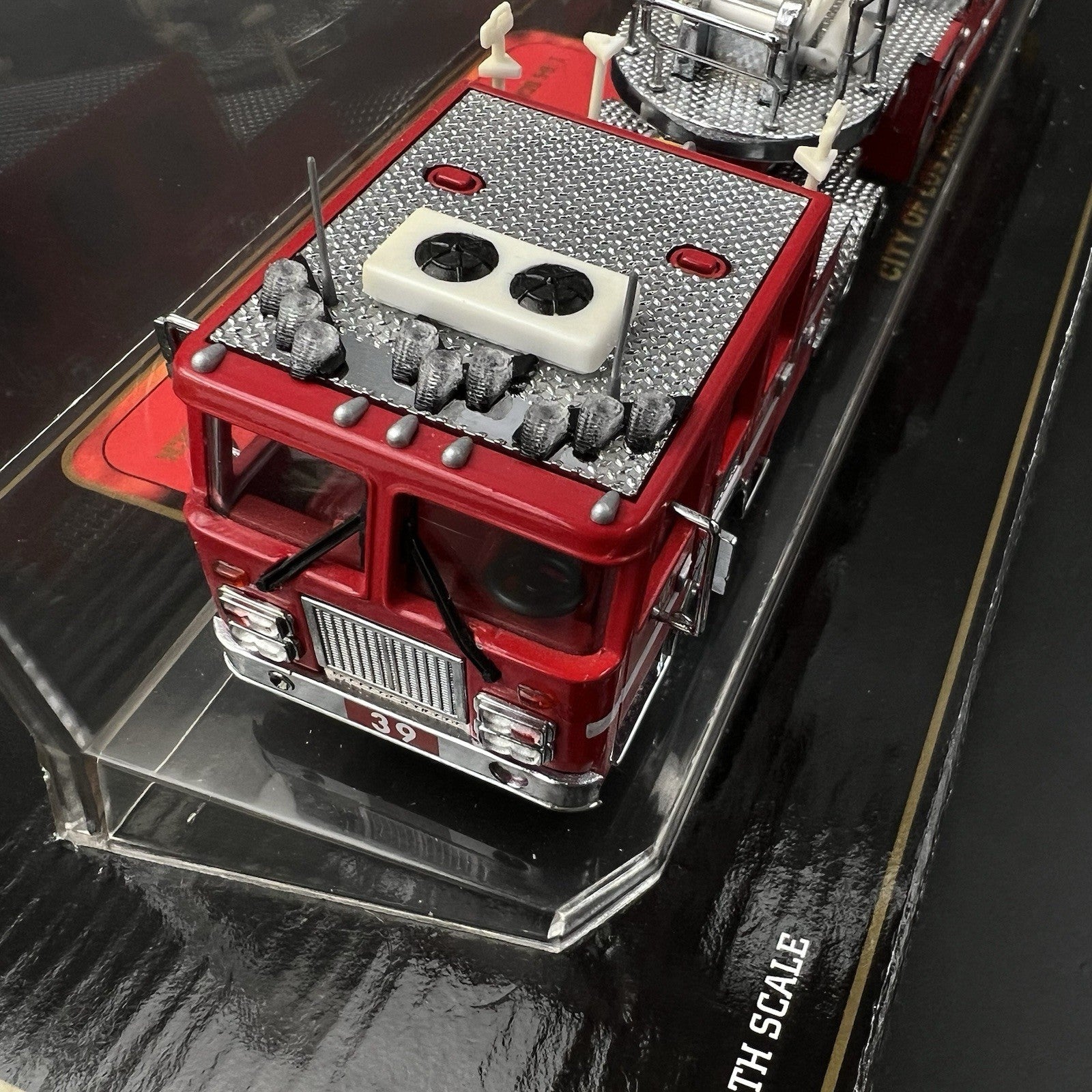 3 Pack 1/64 Clear Split Vector Lightbar Fire Truck Engine Ladder Code 3 Kitbash8