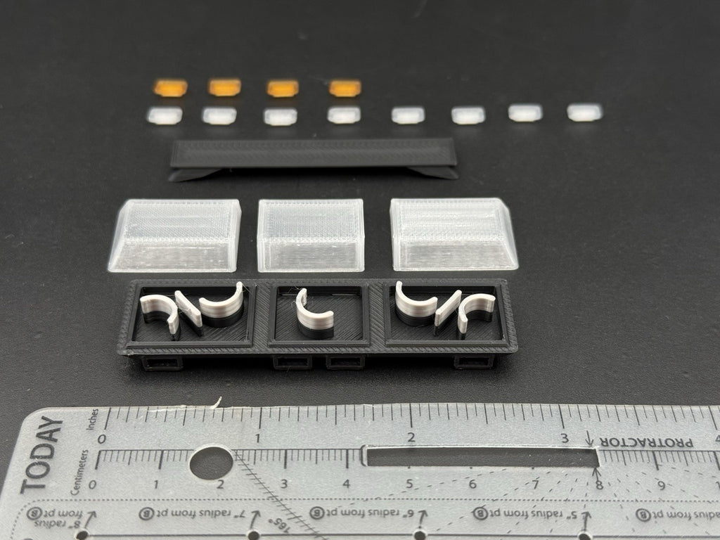 1/18 Scale Model Clear Streethawk Lightbar Police 1859ClearC15