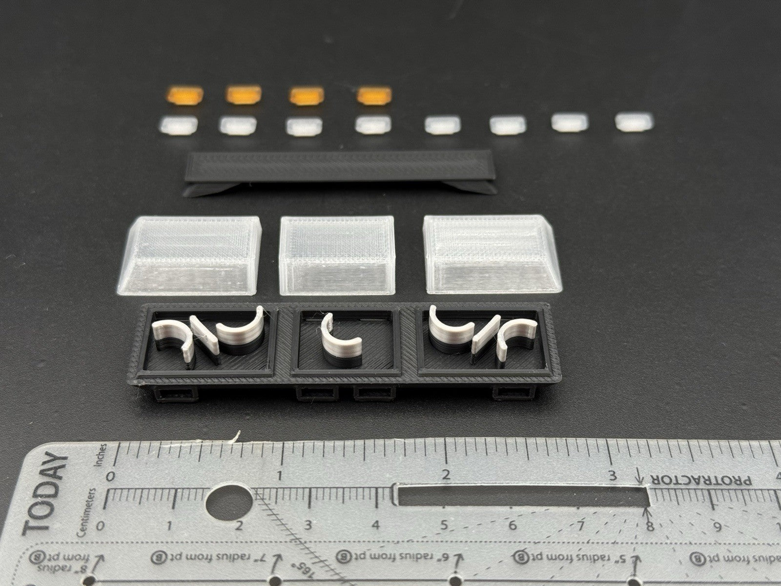 1/18 Scale Model Clear Streethawk Lightbar Police 1859ClearC15