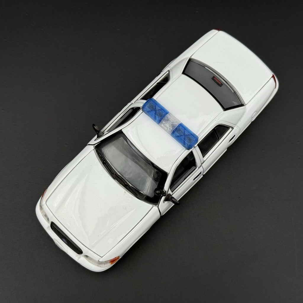2-Pack 1/43 Scale Model Blue Code 3 MX7000 Lightbar Greenlight Police 4317BC4