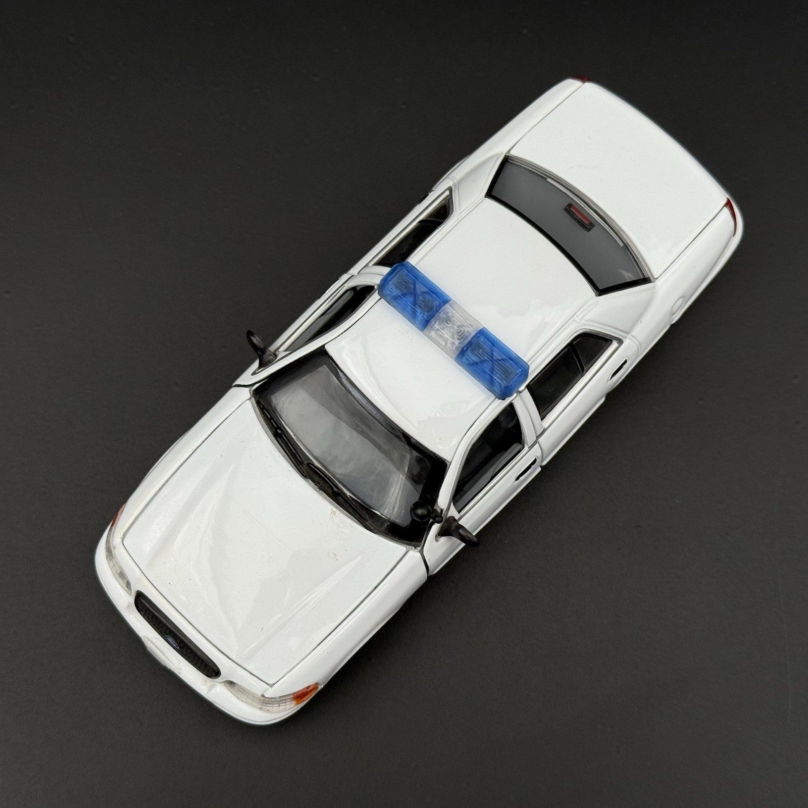 2-Pack 1/43 Scale Model Blue Code 3 MX7000 Lightbar Greenlight Police 4317BC4